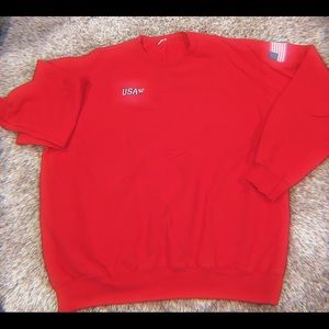 XL RED COMFY USA SWEATSHIRT !!!🇺🇸❤️💙